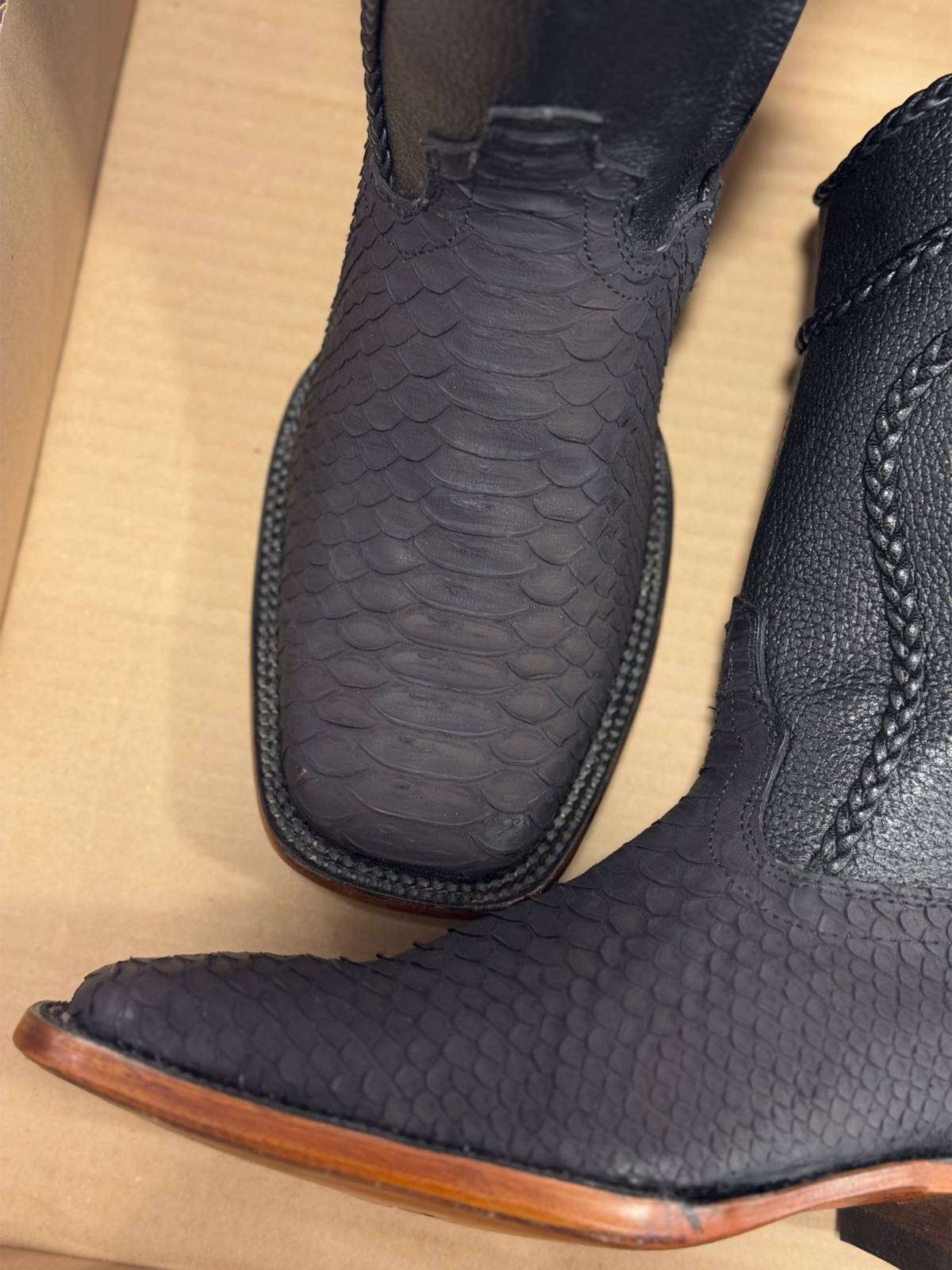 Black Stallion Cowboy Boots