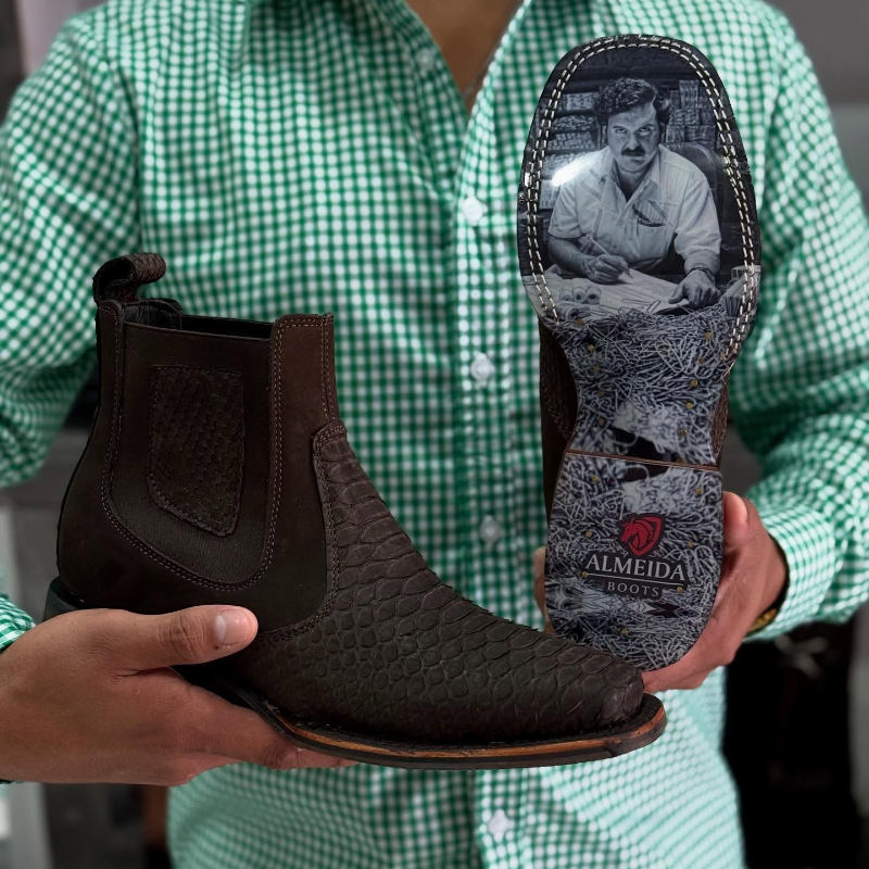 Handmade Python Boss Boots