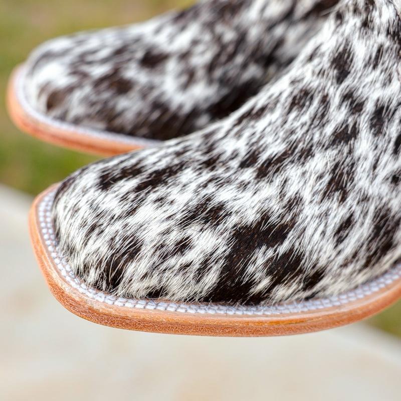 Premium Cowhide Boots – Square Toe
