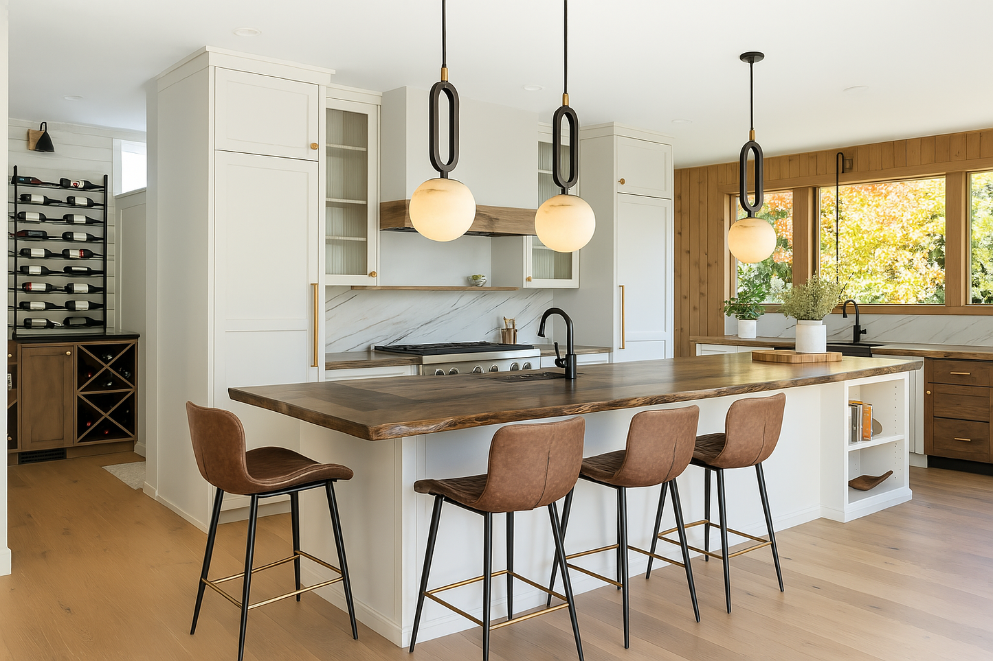 Hulda – Pendelleuchte aus echtem Naturmarmor