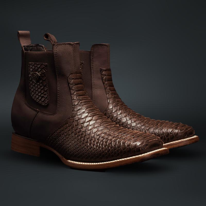 Men's Leather Tribute Python Cowboy Boots