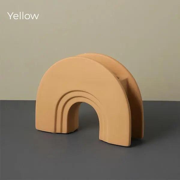 Revna - Vase à Fleurs en Céramique Nordique