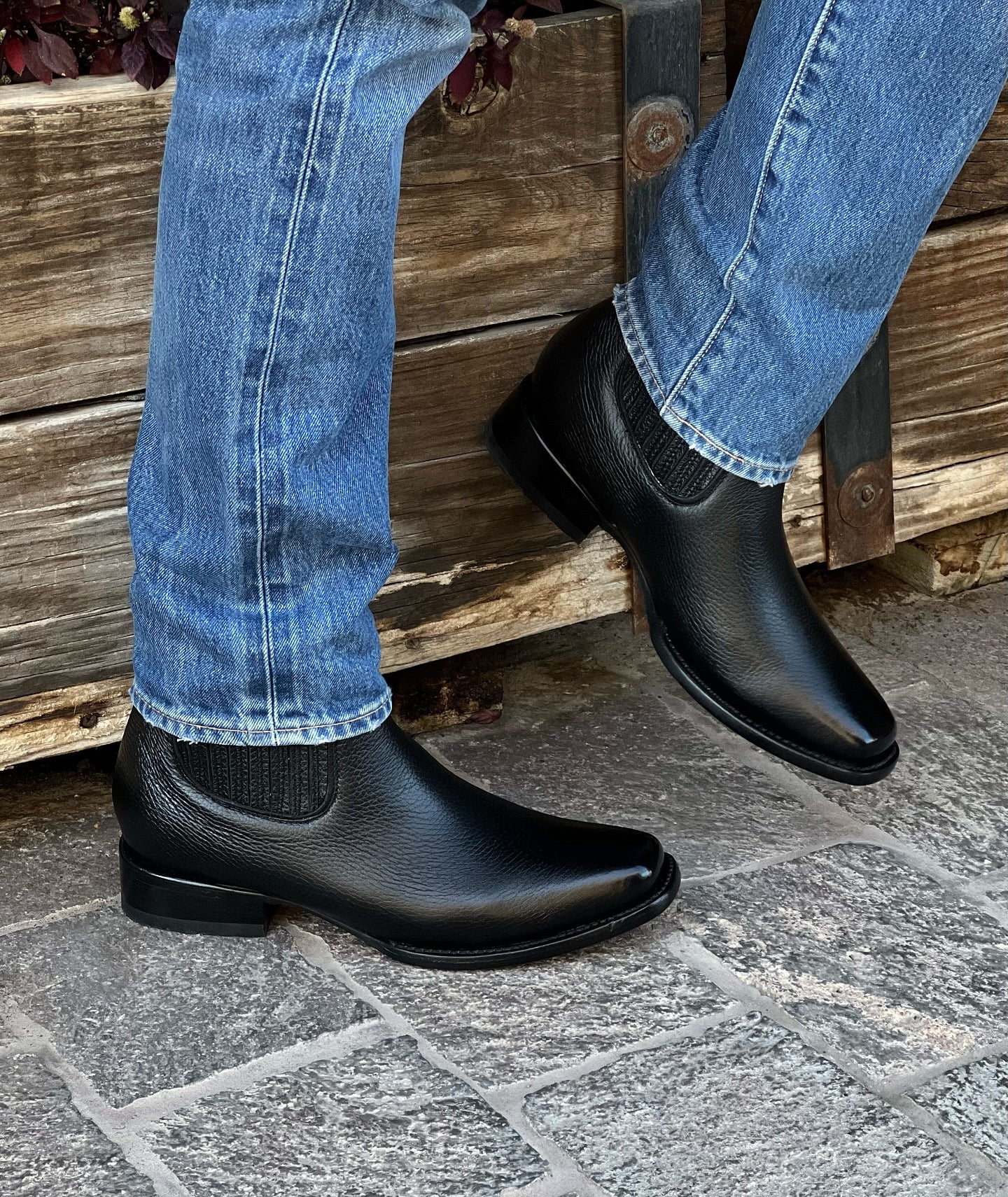 Elegant Brown Leather Chelsea Boots