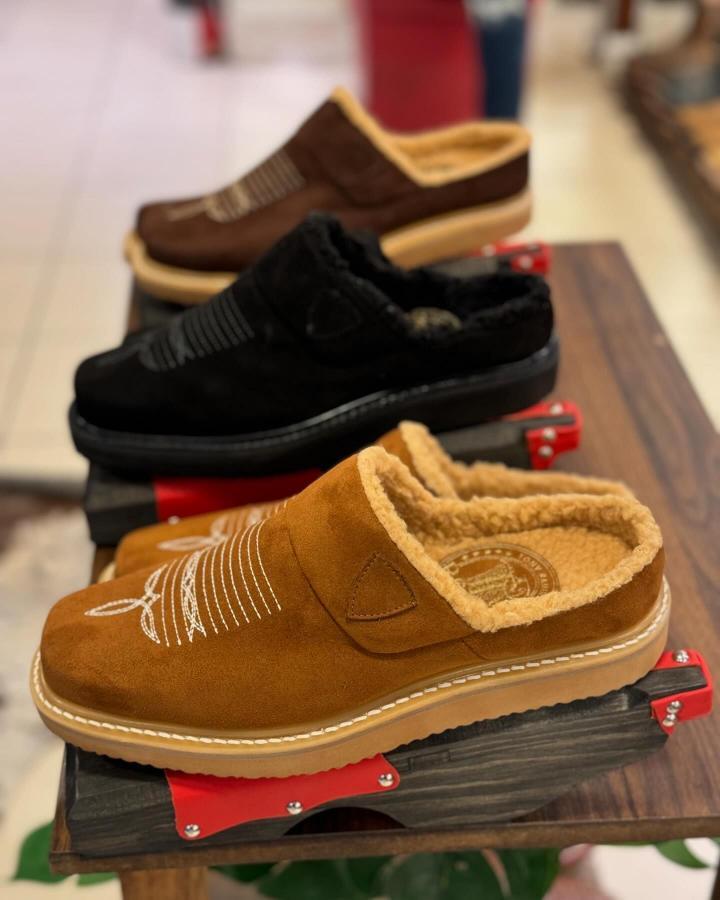 Western Cozy Mules