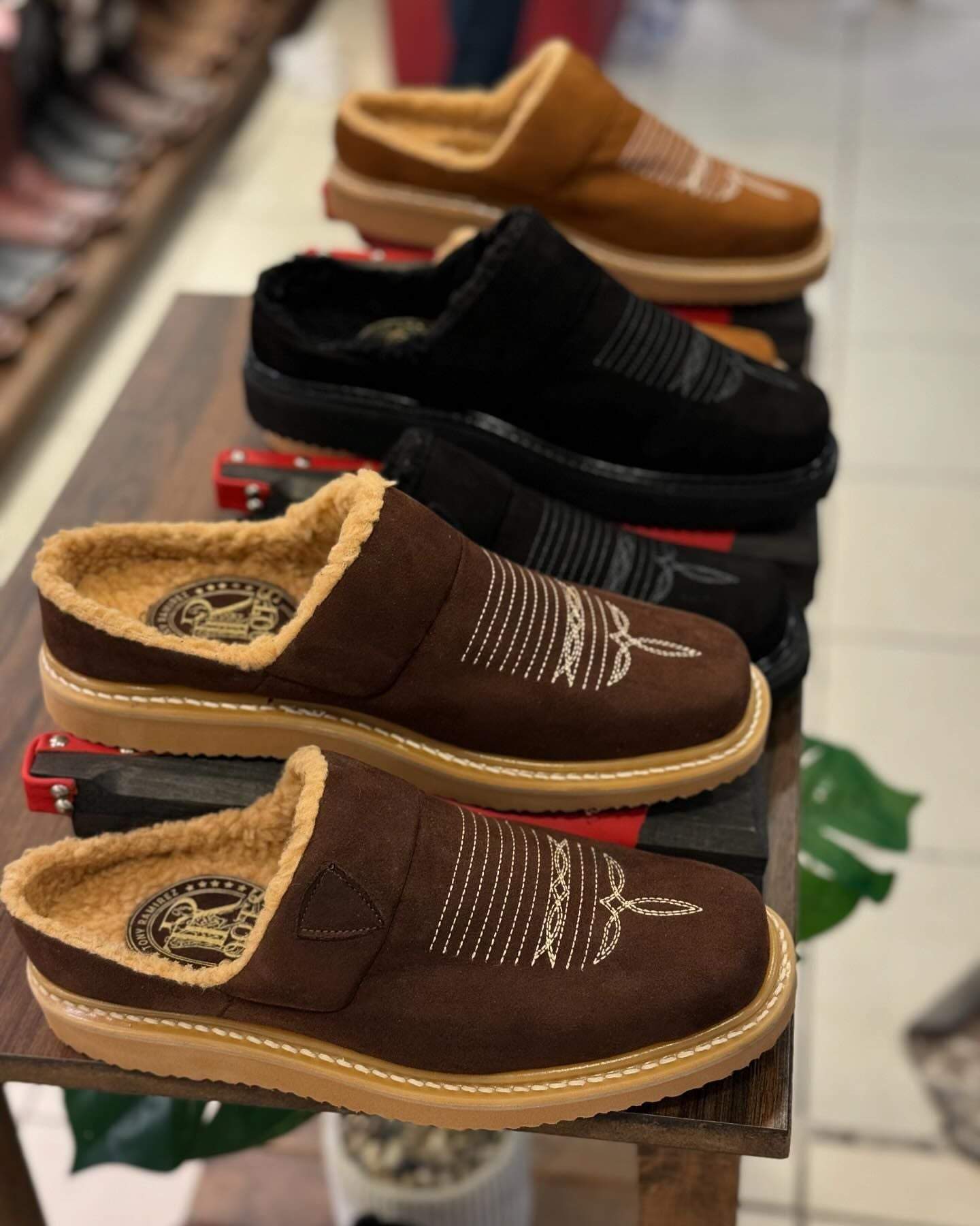 Western Cozy Mules