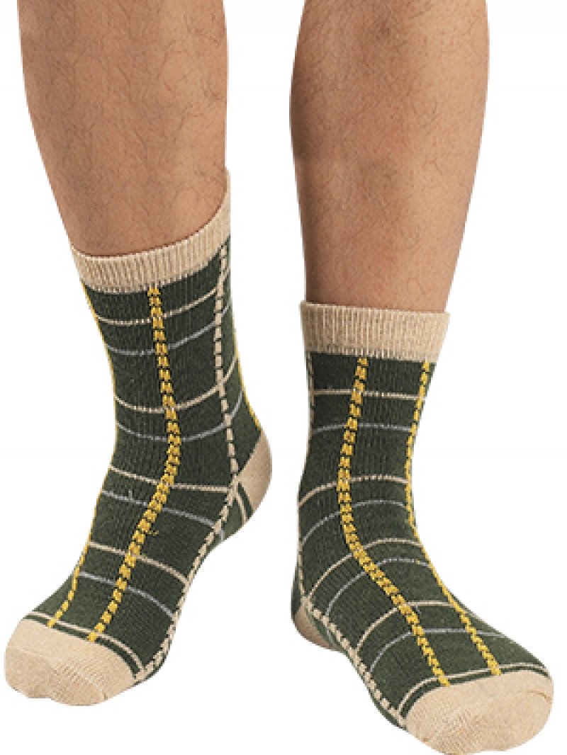 Mens Warm Wool Socks Thermal Winter Thick Crew Pattern (Mixed styles)