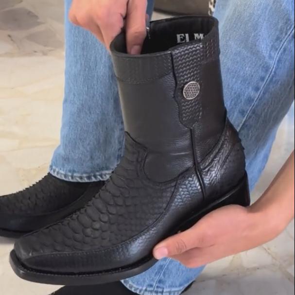 New Denim Trendy Zipper Boots