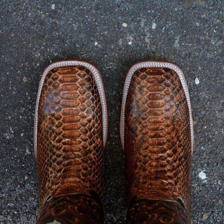 Python Cognac MD Square Toe