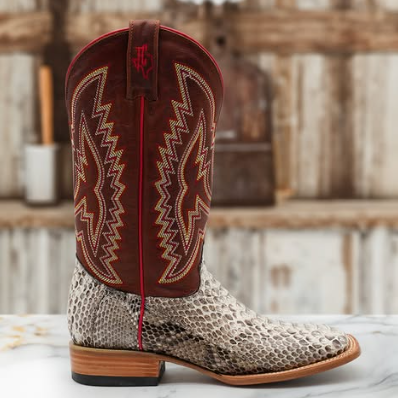 Men's Mink Python Tan Boots