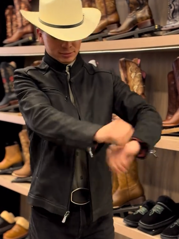 Cowboy Suede Biker Jacket