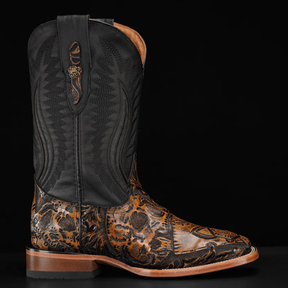 Iron Trail Cowboy Boots - Desert Ember, Square Toe
