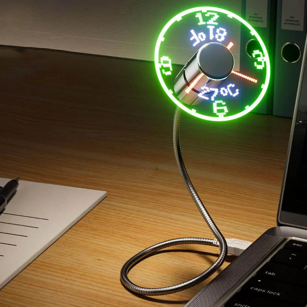 TimeGlow™ Clock Fan