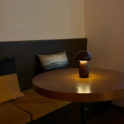 Lumishroom™ Wooden Table Lamp