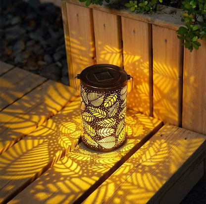 Colorful Solar Garden Lantern with Sunflower Lights