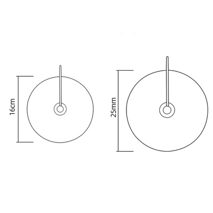 Mildri - Moderne Marmor Wandleuchte mit LED