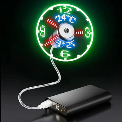 TimeGlow™ Clock Fan