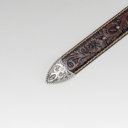 Retro Three-Dimensional Pattern Belt