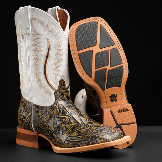 “The Gambler”—— Royal Flush Country Cowboy Boots （PRE ORDER）