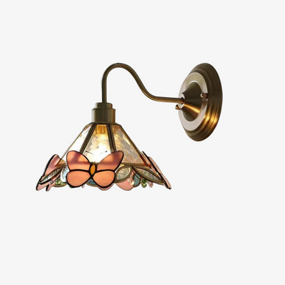 Vintage Butterfly Glass Chandelier