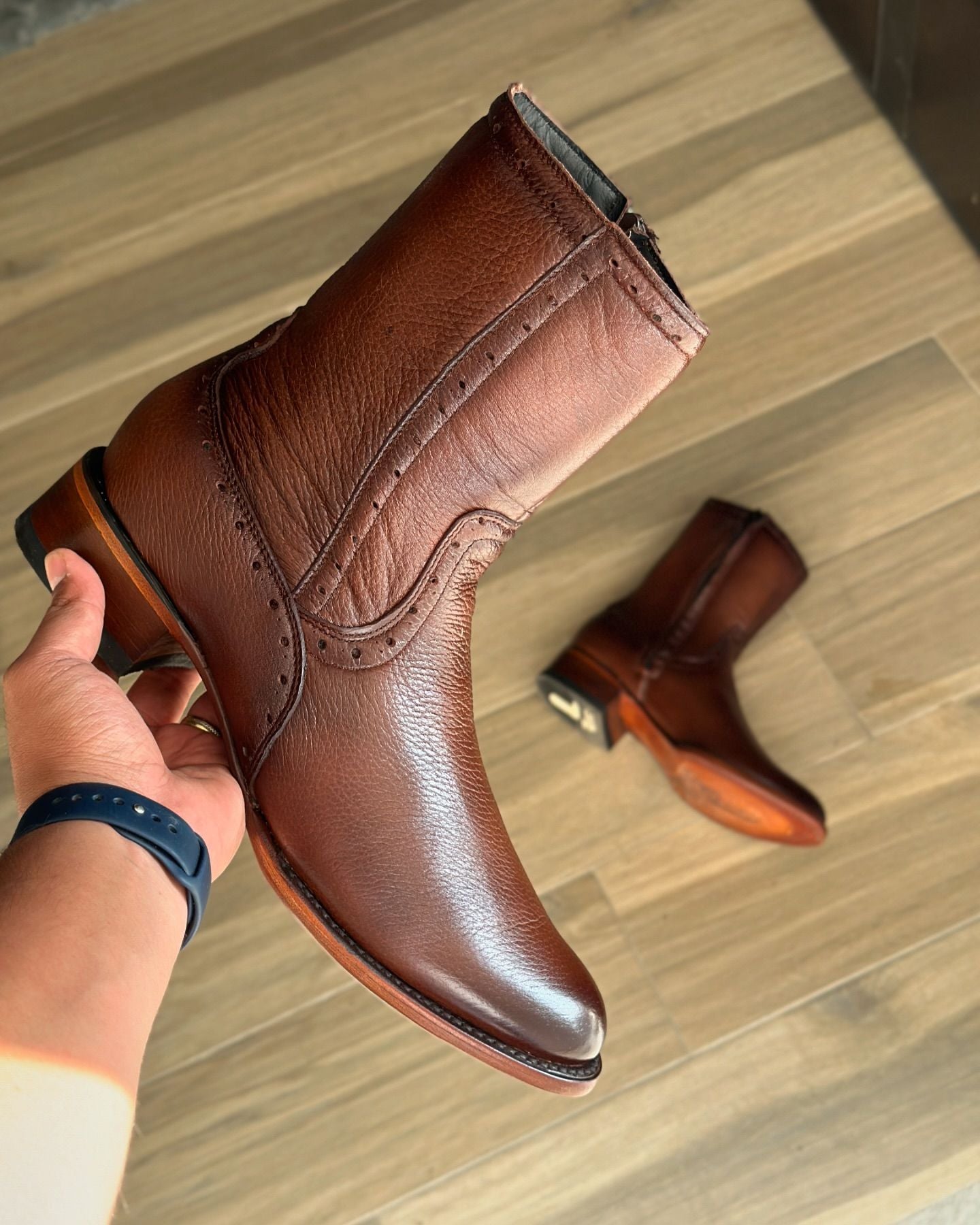 Classic Handcrafted Mexican Leather Boots