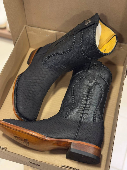 Black Stallion Cowboy Boots
