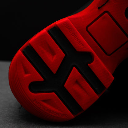 Black Nobuck Leather Botin - 3D Sole Composite Toe