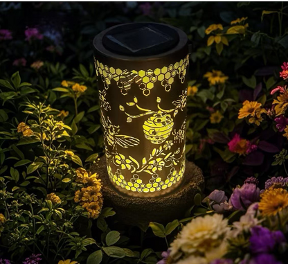 Colorful Solar Garden Lantern with Sunflower Lights