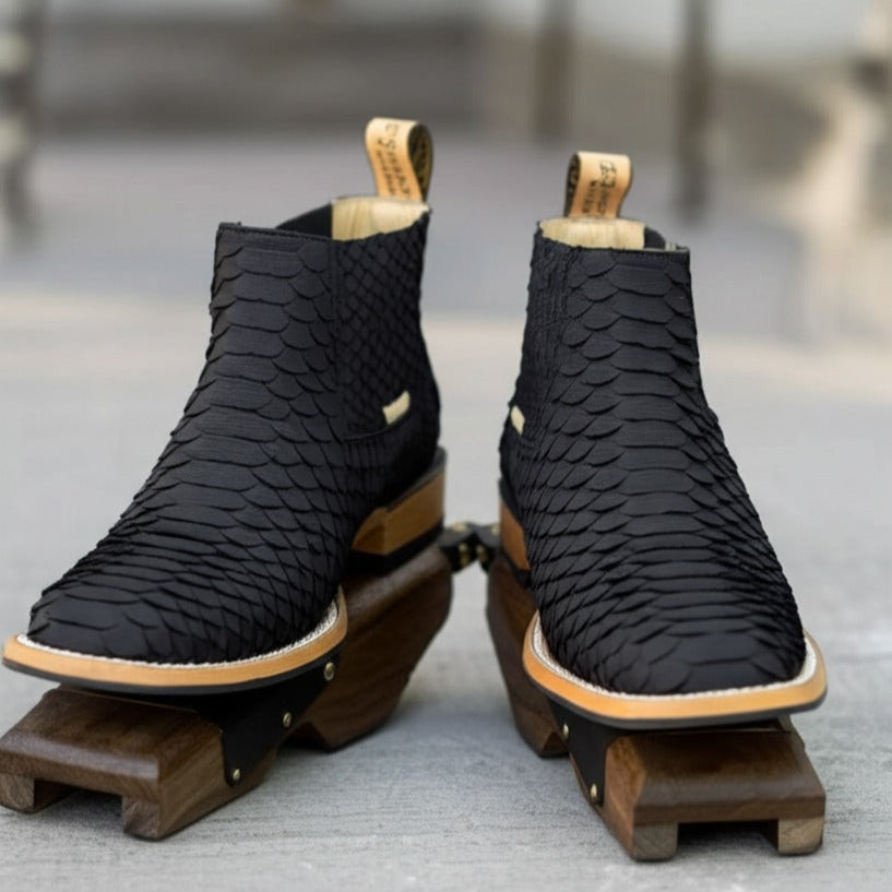 Western Python Half Boots(⏰Black is back in limited stock)
