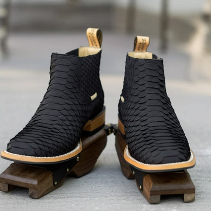 Western Python Half Boots(⏰Black is back in limited stock)