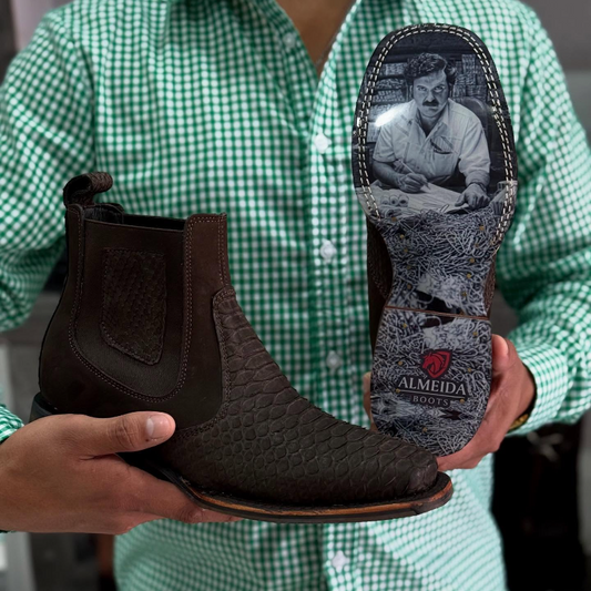Handmade Python Boss Boots
