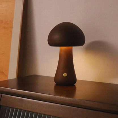 Lumishroom™ Wooden Table Lamp