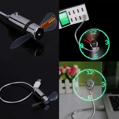 TimeGlow™ Clock Fan