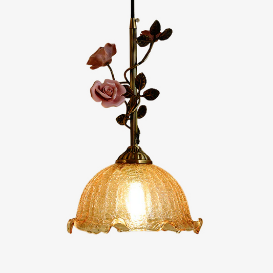 All Copper Retro Flower Chandelier