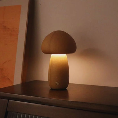 Lumishroom™ Wooden Table Lamp