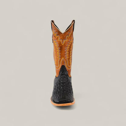 Black - Square Toe Mens Boots