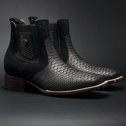 Men's Leather Tribute Python Cowboy Boots