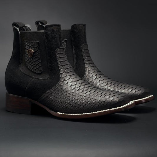 Men's Leather Tribute Python Cowboy Boots