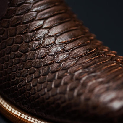 Men's Leather Tribute Python Cowboy Boots
