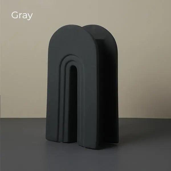 Revna - Vase à Fleurs en Céramique Nordique