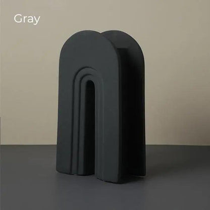 Revna - Vase à Fleurs en Céramique Nordique