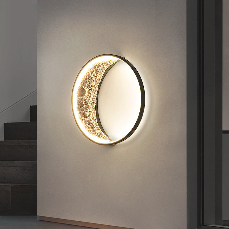 Hampus – Moderne LED-Wandleuchte „Halbmond“