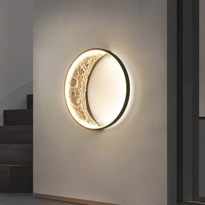 Hampus – Moderne LED-Wandleuchte „Halbmond“