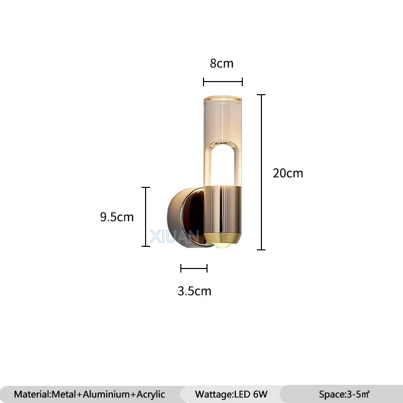 Sigrid - Applique murale de chevet rotative nordique