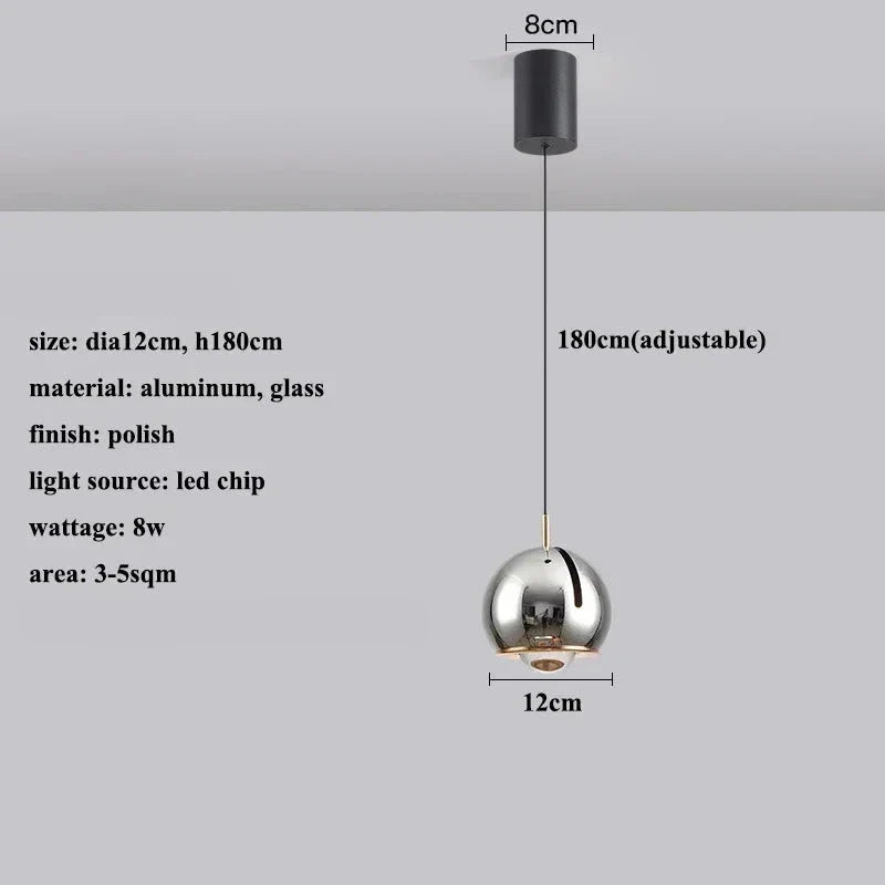 Anja - Modern Adjustable LED Pendant Light