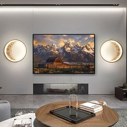 Hampus – Moderne LED-Wandleuchte „Halbmond“