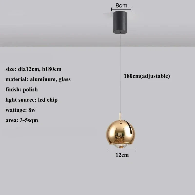 Anja - Modern Adjustable LED Pendant Light