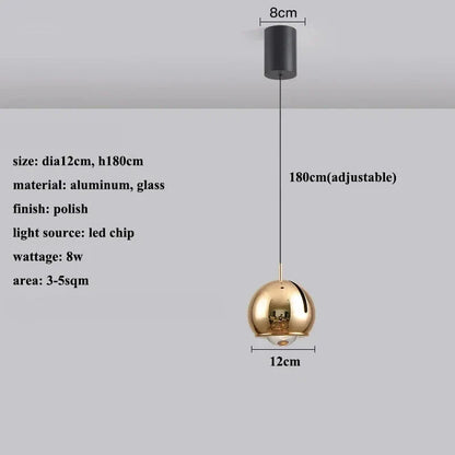 Anja - Modern Adjustable LED Pendant Light