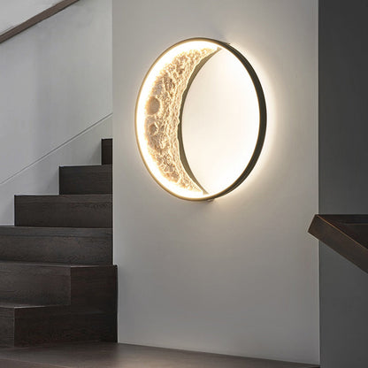 Hampus – Moderne LED-Wandleuchte „Halbmond“