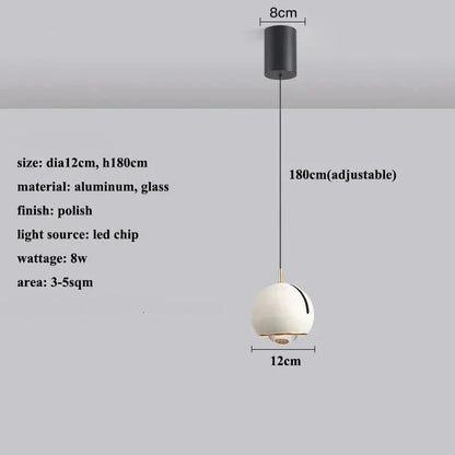 Anja - Modern Adjustable LED Pendant Light