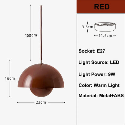 Eydis – Bauhaus Pendant Light Flowerpot